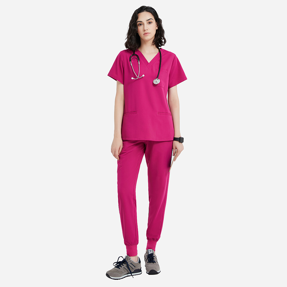 Classic V-neck scrub set for nurses